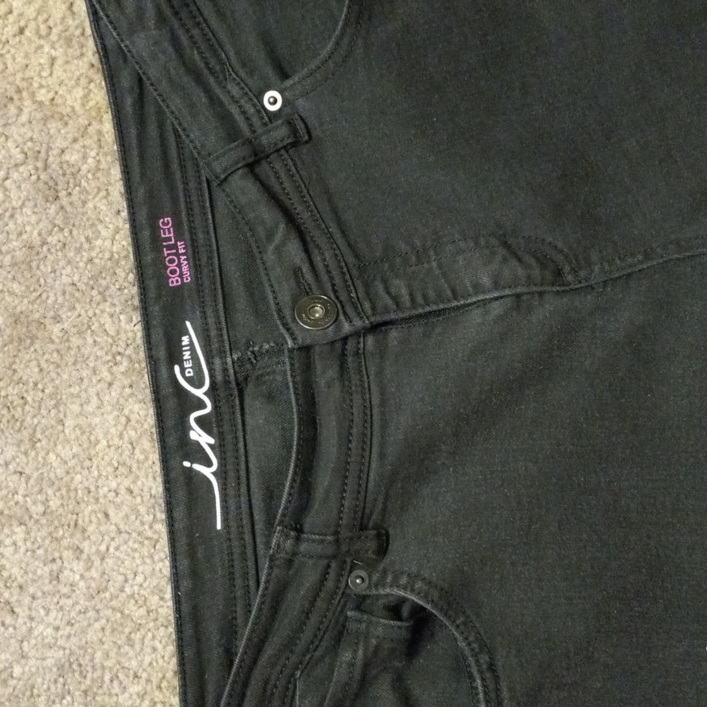 INC Denim Co BOOTCUT Jeans, Black, large - Picture 2 of 9